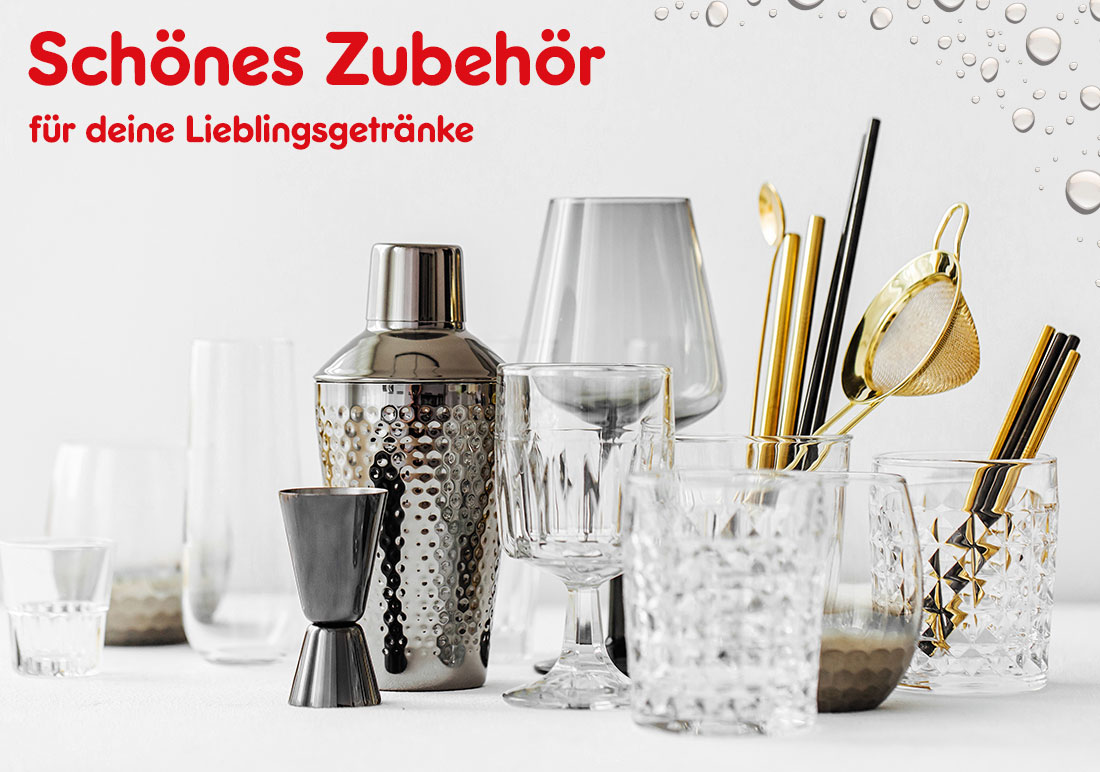 Schönes Zubehör für deine Lieblingsgetränke