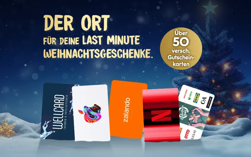 Jetzt Last-Minute Geschenk sichern!