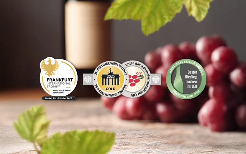 Wein-Auszeichnungen: Frankfurt Trophy, Berliner Wein Trophy 2025