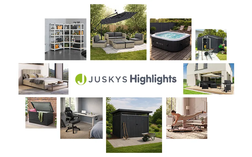 Juskys Preis Deals: Top Angebote f&uuml;r Garten, Freizeit und mehr.