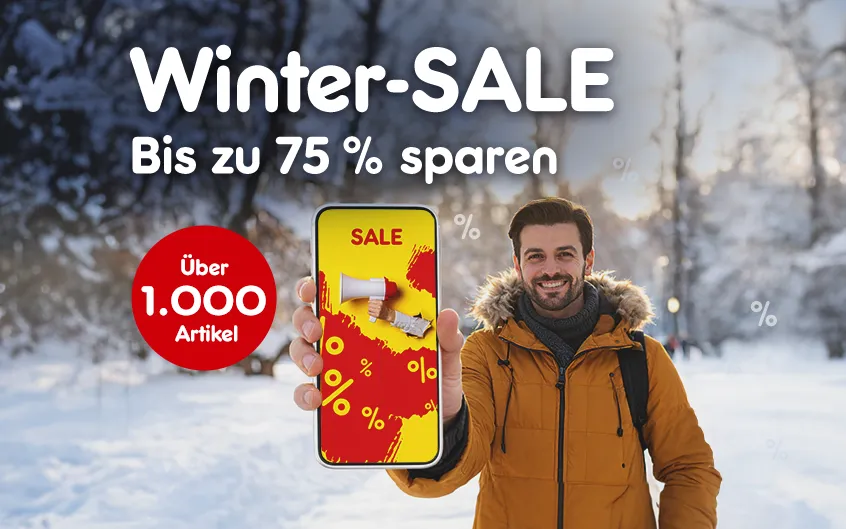 Winter Sale. Bis zu 75% sparen. &Uuml;ber 1000 Artikel bei Netto Online