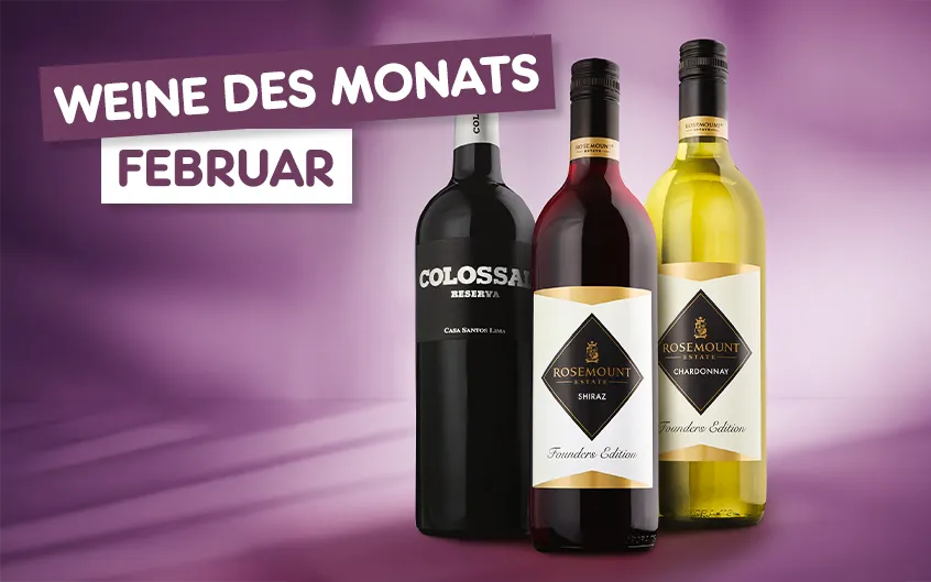 Weingenuss im Februar- der Netto Online-Shop empfiehlt