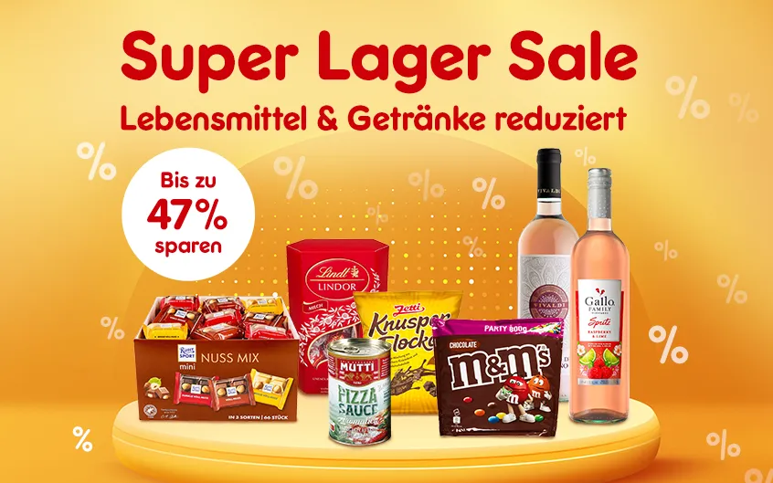 Bis zu 47% sparen auf Lebensmittel & Getr&auml;nke bei Netto Online.