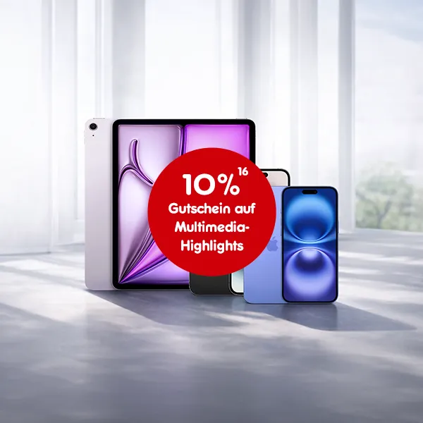 10 Prozent Gutschein auf Multimedia-Highlights bei Netto-Online, mit Hochzahl 16 die auf rechtliche Hinweise verweist.