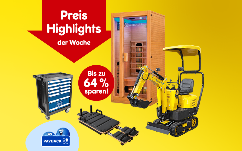 Preis Highlights der Woche - Bis zu 64 % sparen!
