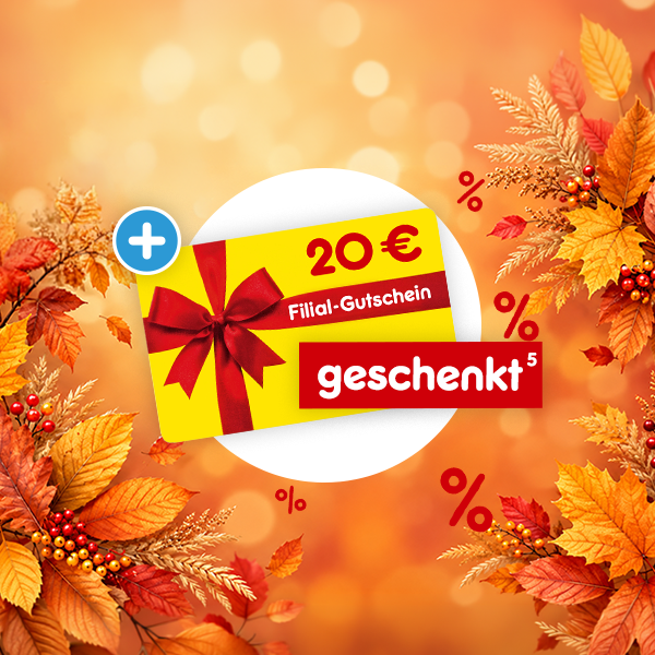 20 &euro; Filial-Gutschein geschenkt mit Hinweis auf Rechtstext
