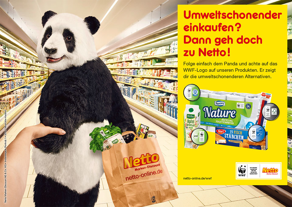 Umweltschonender Einkaufen? Dann geh doch zu Netto!