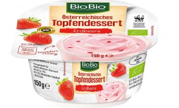 &Ouml;sterreichisches Topfendessert Erdbeere