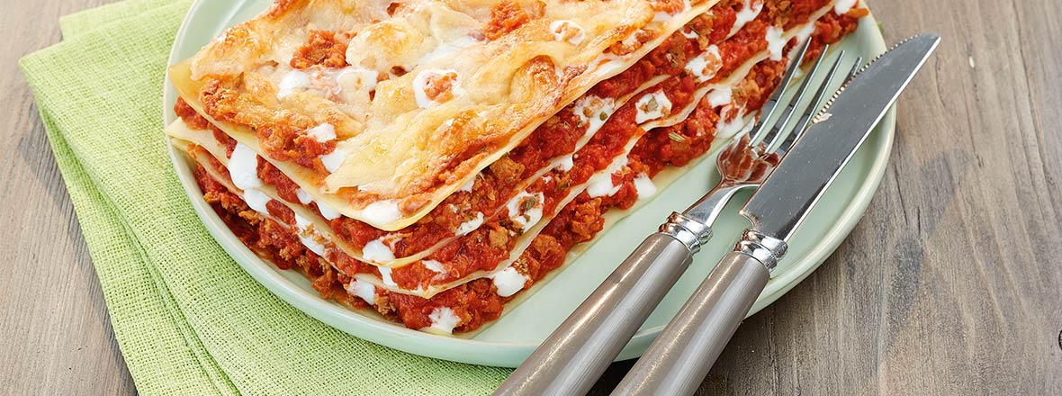 Lasagne Bolognese vegetarisch