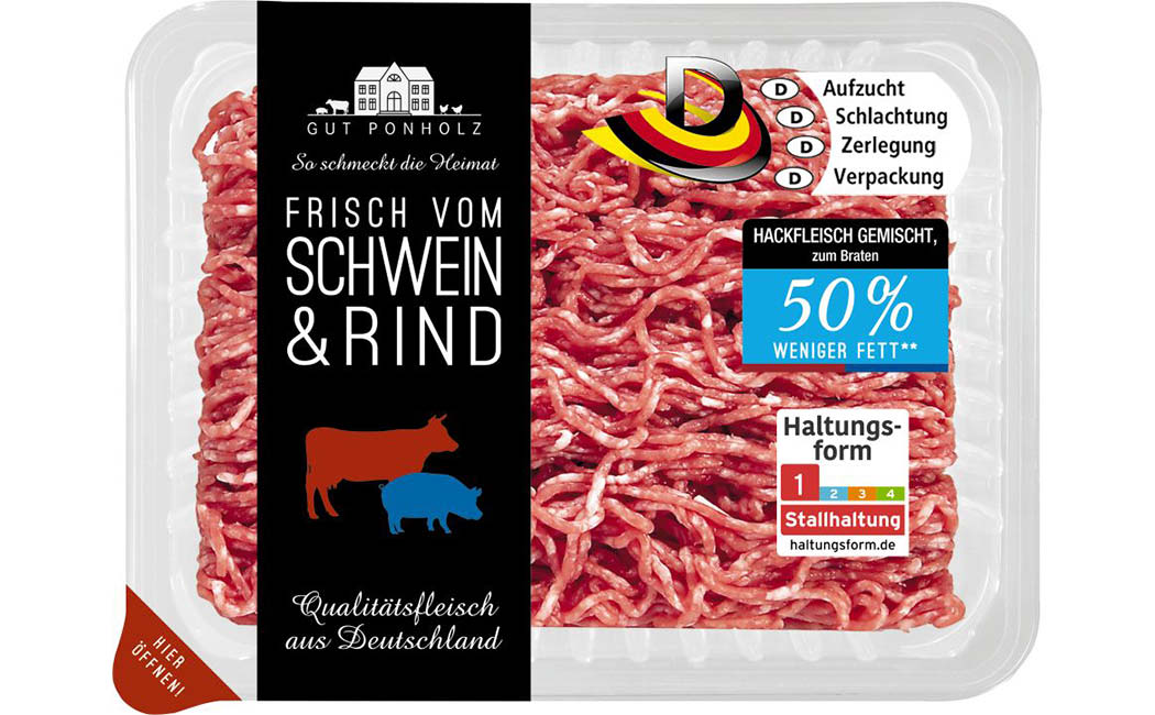 Artikelbild Hackfleisch gemischt -50% Fett >