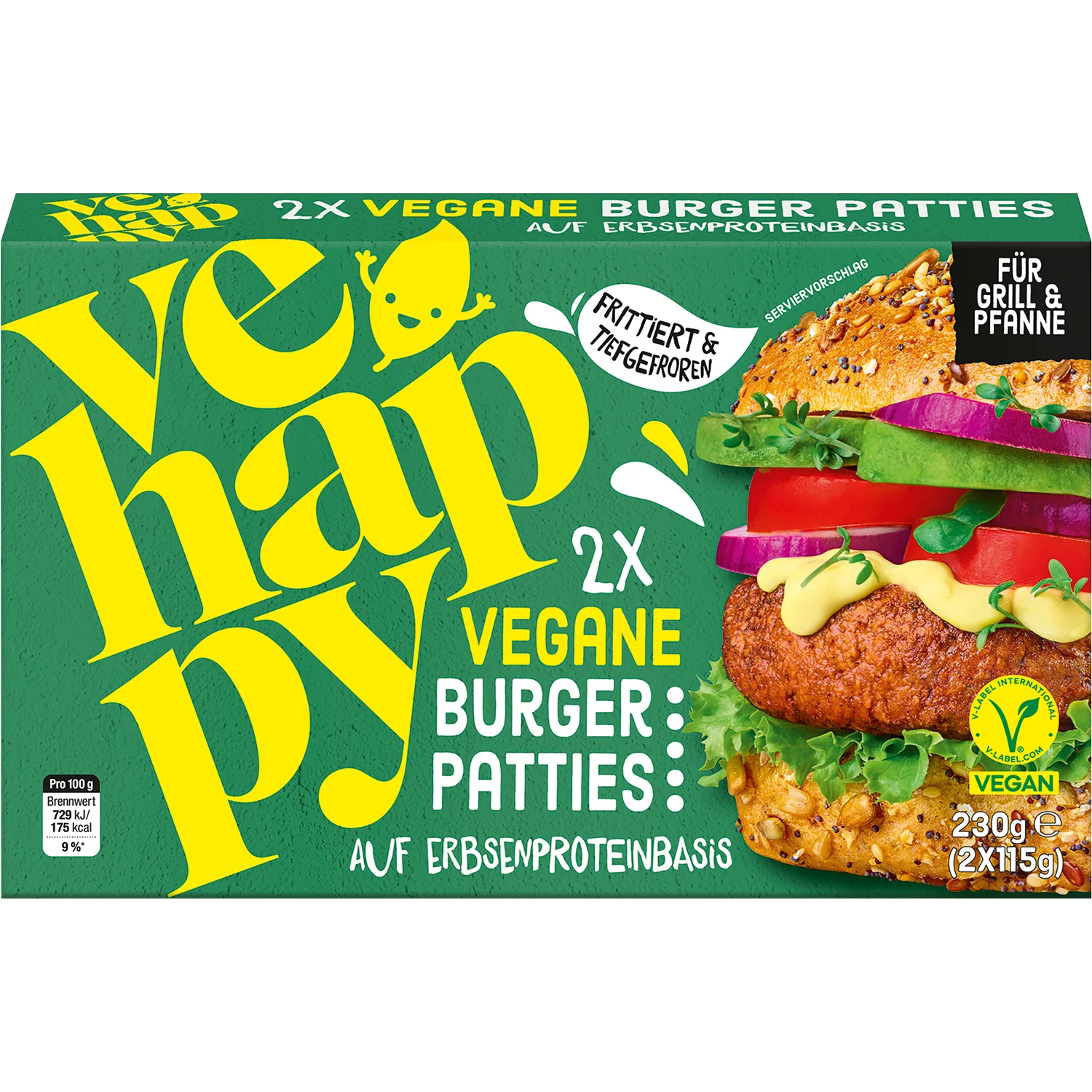 Artikelbild Erbsenburgerpatties vegan >
