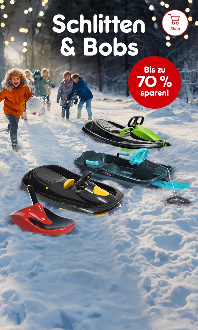 Schlitten und Bobs: Bis zu 70% sparen.