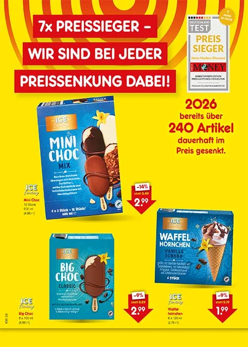 Preissenkung auf Dauer