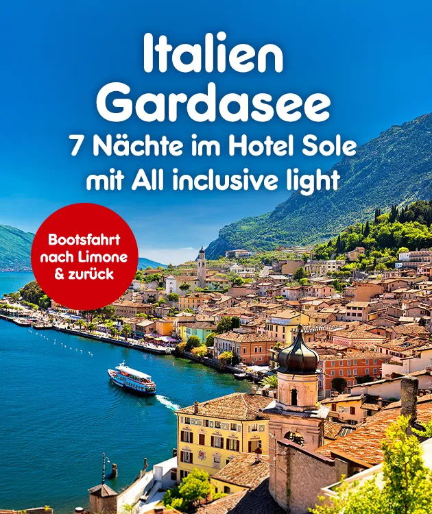 7 N&auml;chte im Hotel Sole mit All inclusive light  bei Netto Reisen.