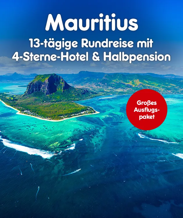 13-t&auml;gige Rundreise mit 4-Sterne-Hotel und Halbpension. Gro&szlig;es Ausflugspaket bei Netto Online