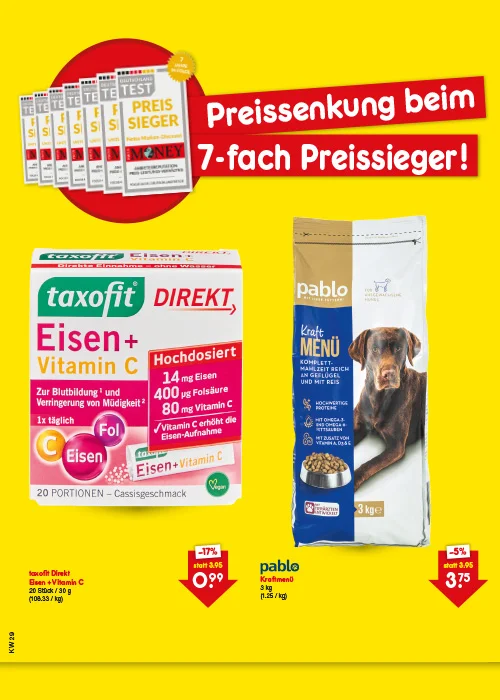 Preissenkung auf Dauer