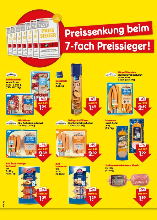 Preissenkung auf Dauer