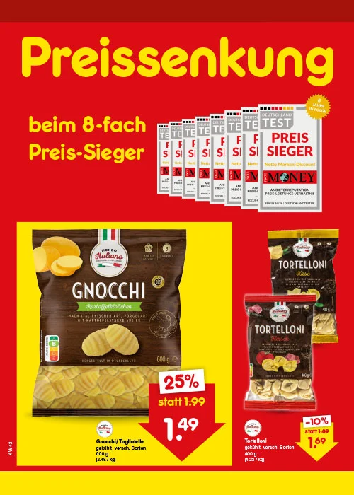 Preissenkung auf Dauer