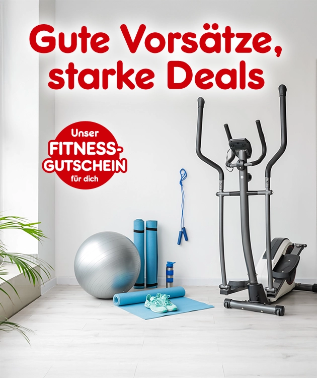 Fit ins neue Jahr - alles f&uuml;r dein perfektes Training mit 5% Gutschein bei Netto Markendiscount.
