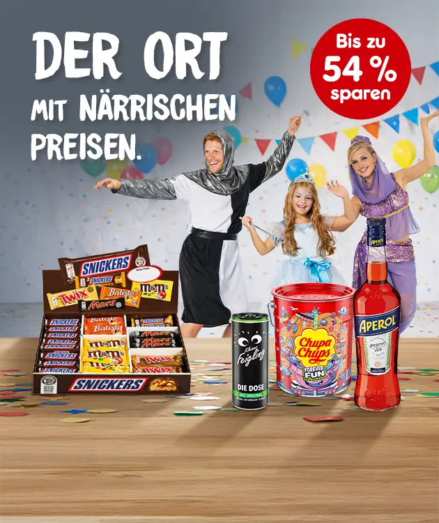 Alles f&uuml;r deine Faschings-Party - n&auml;rrische Preise