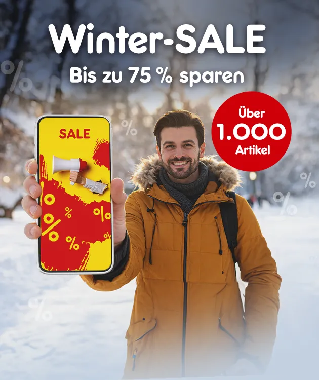 Winter Sale bis zu 75% sparen. &Uuml;ber 1000 Artikel.