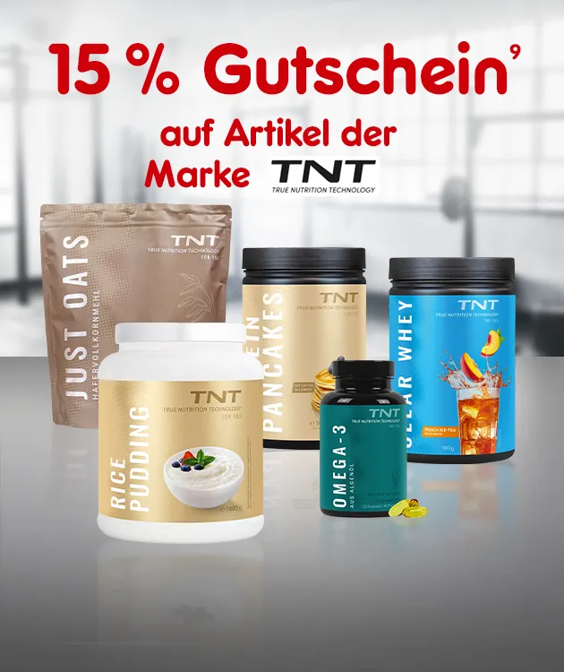 15% Gutschein auf Artikel der Marke TNT bei Netto Online mit Hochzahl 9 verweisend auf Rechtstexte