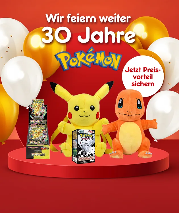 Wir feiern 30 Jahre Pok&eacute;mon. Jetzt Preisvorteil sichern bei Netto Online