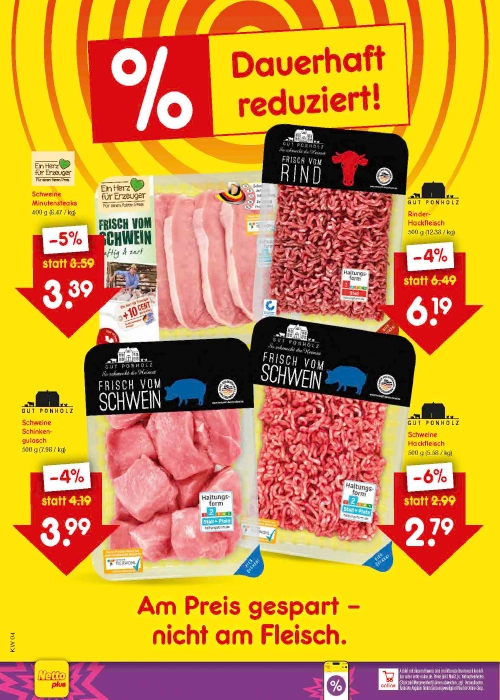 Preissenkung auf Dauer