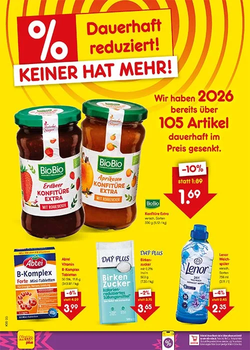 Preissenkung auf Dauer