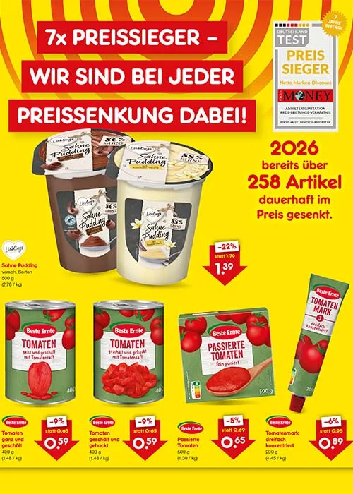 Preissenkung auf Dauer