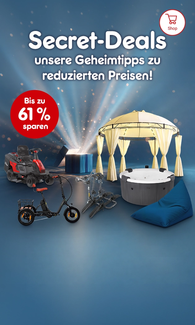 Sectret Deals - unsere Geheimtipps zu reduzierten Preisen - bis zu 61 Prozent bei Netto Markendiscount