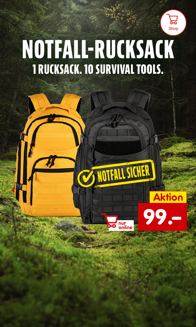 Notfall Rucksack bei Netto-Online