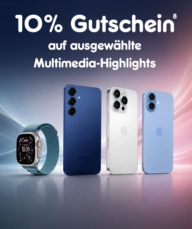 10% auf ausgew&auml;hlte Multimedia Highlights bei Netto-Online mit Hochzahl 8 verweisend auf Rechtstext