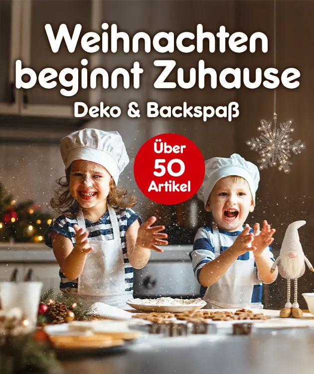 Weihnachten beginnt Zuhause mit Backen im Netto Online Shop
