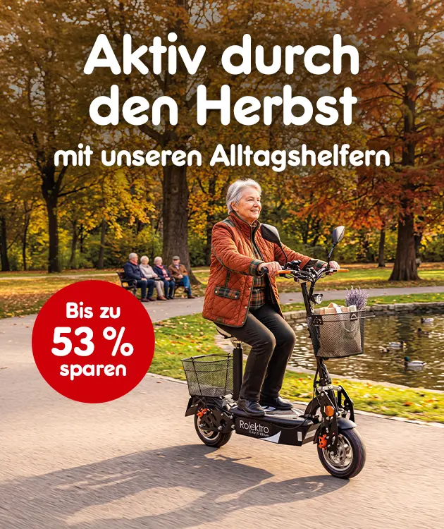 Aktiv durch den Herbst mit 53% sparen bei  Netto Online