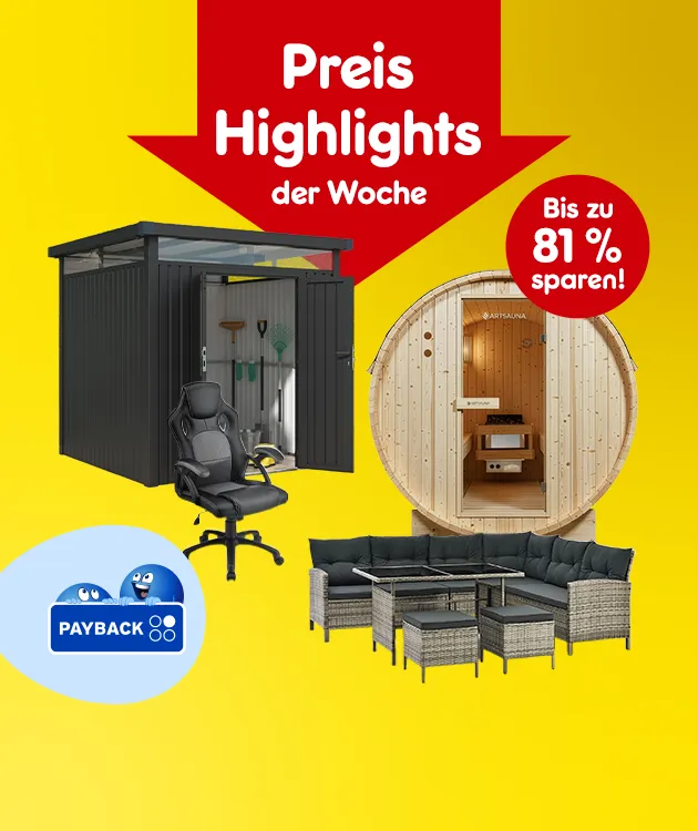 Preis Highlights der Woche. Bis zu 81% sparen