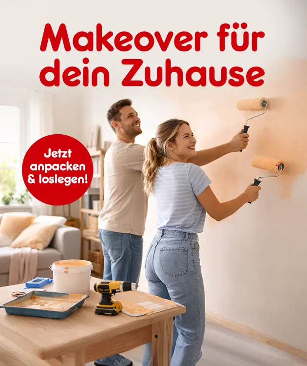 Makeover f&uuml;r dein Zuhause. Jetzt anpacken & loslegen