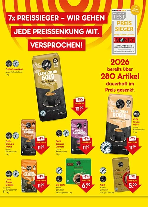 Preissenkung auf Dauer