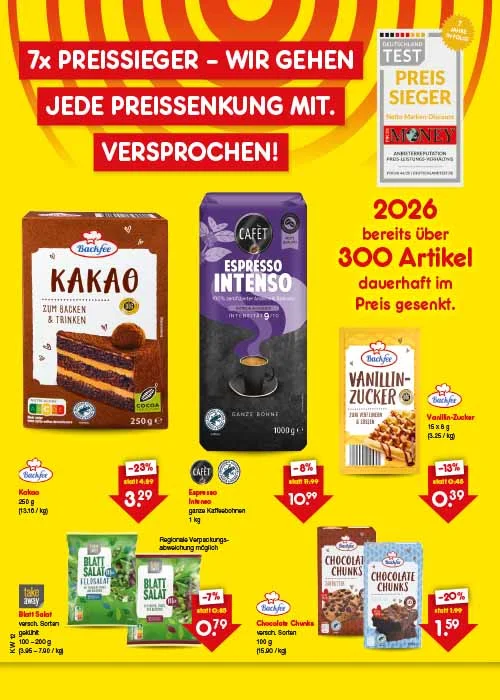 Preissenkung auf Dauer