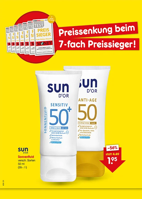 Preissenkung auf Dauer