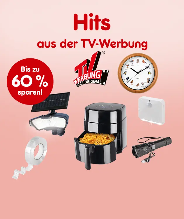 Hits aus der TV-Werbung. Bis zu 60% sparen bei Netto Online