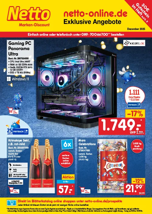 Online-Angebote Dezember