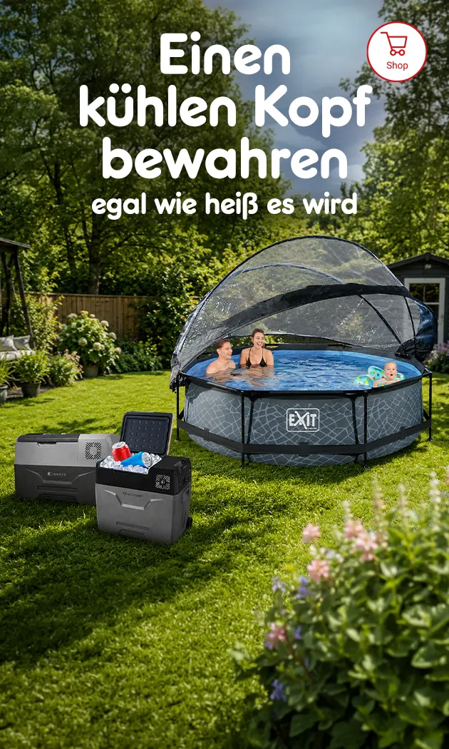 Einen k&uuml;hlen Kopf bewahren, egal wie hei&szlig; es wird bei Netto Online