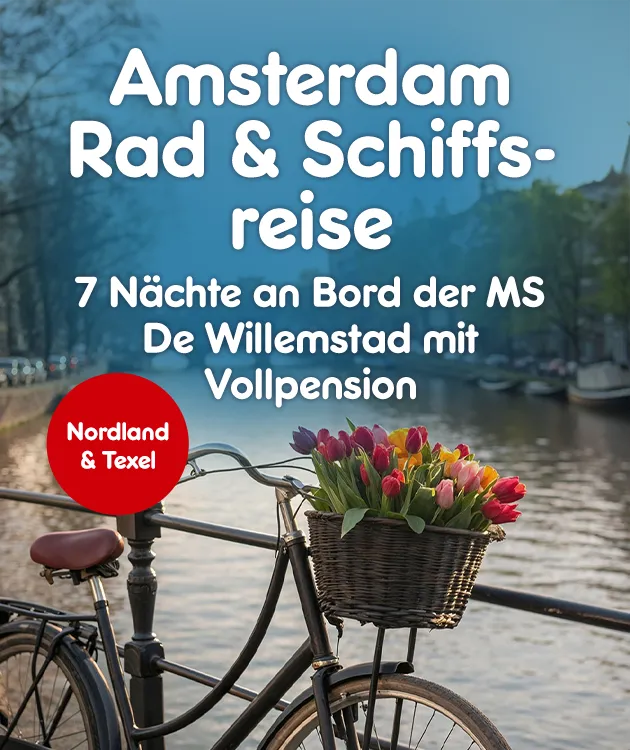 7 N&auml;chte an Bord der MS De Willemstad mit Vollpension