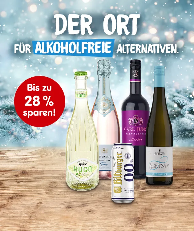 Der Ort f&uuml;r Alkoholfreie Alternativen. Bis zu 28% sparen.