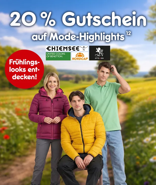 20% Gutschein auf Mode-Highlights im Netto Onlineshop mit der Hochzahl 12 die auf den Rechtstext verweist