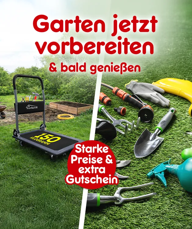 Garten vorbereiten und bald genie&szlig;en. Starke Preise und extra Gutschein bei Netto Online
