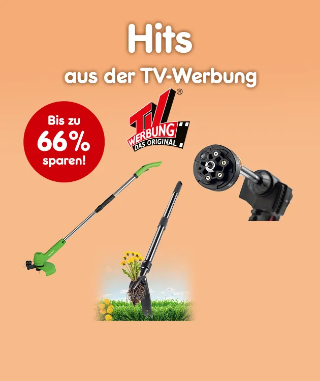 Hits aus der TV-Werbung, bis zu 66% sparen.