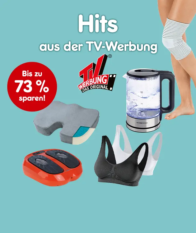 Hits aus der TV-Werbung. Bis zu 73 % sparen bei Netto-Online.