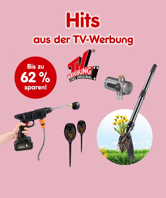 Hits aus der TV-Werbung. Bis zu 62 % sparen bei Netto-Online.